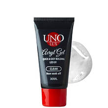Полігель (акригель) 30 мл. для нарощування та зміцнення нігтів Clear