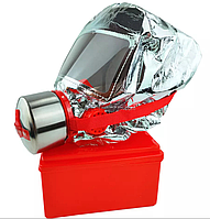 Маска противогаз из алюминиевой фольги, панорамный противогаз Fire mask защита головы от радиации, GP17