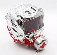 Маска противогаз из алюминиевой фольги, панорамный противогаз Fire mask защита головы от радиации, GP24
