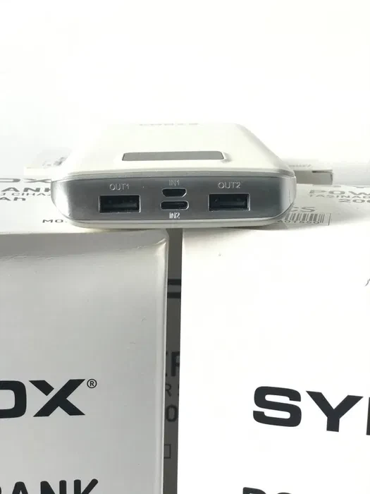 Внешний аккумулятор PowerBank Syrox PB107 20000mAh /2 USB/ Type-C/ microUSB/ White / - фото 2 - id-p1703553856