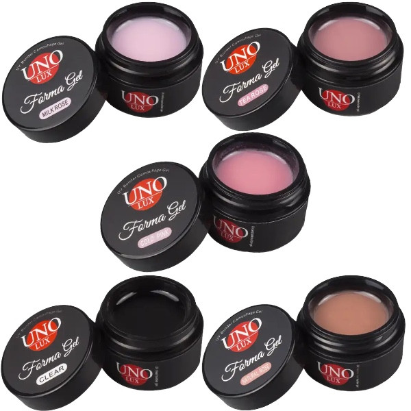 Камуфлюючий гель LUX Forma Gel 15 мл., для моделювання та зміцнення нігтів