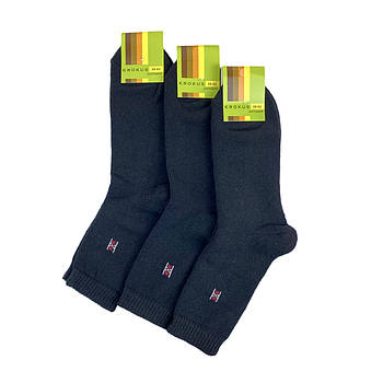 Чоловічі махрові шкарпетки Krokus(чорні)