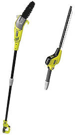 Ryobi Pole KIT Prunner 750W 20cm bar + Hedge Trimmer 450W