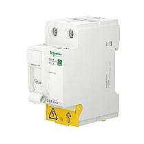 Вимикач диференційного струму(ПЗВ) Schneider Electric Resi 9 2p 25A АС 30mA (C2) R9R51225, фото 4