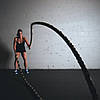 Канат тренувальний 15 м 4FIZJO Battle Rope для кросфіту Спортивний бойовий канат для тренувань рук, фото 2
