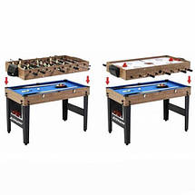 Игровой стол Combo 3в1 Artmann Настольный футбол бильярд аэрохоккей для взрослых Детский мини бильярд, хоккей, фото 4