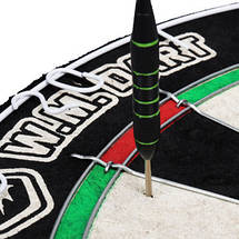 Дартс із сизалю WinMax Match Play G491 професійний 45cм 6 дротиків Profi Мішень в офіс, фото 5
