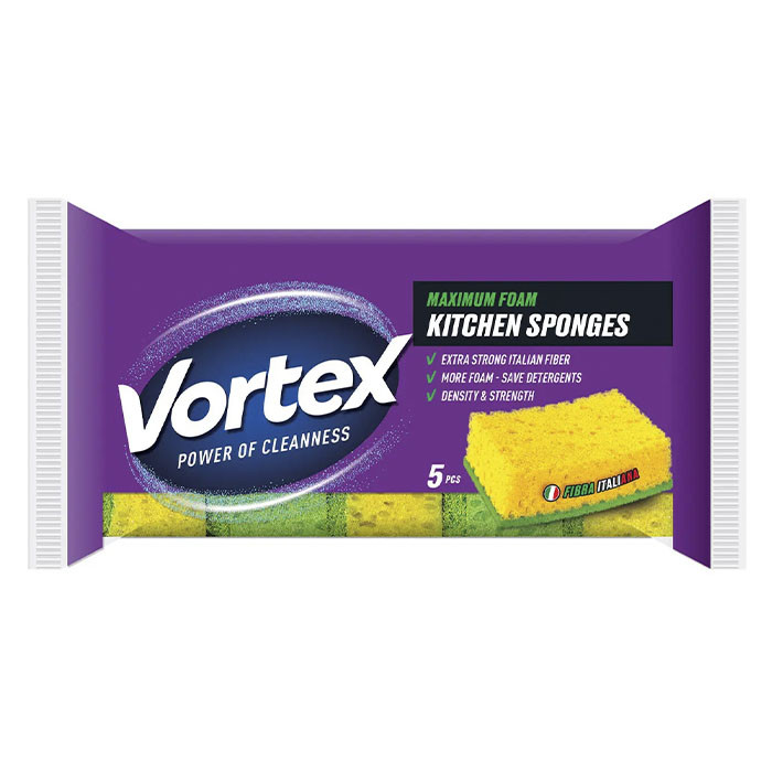 Губка кухонна Vortex 5 шт