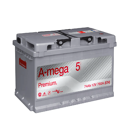 A-Mega Premium 74 Ah 760 En (0) 1000013, фото 2