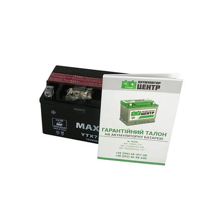 Moto AGM Maxion YTX7A-BS 12 V 6 Ah 510004, фото 2