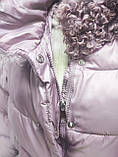 Куртка короткая молодежная осень-зима, Куртка зимова жіноча молодіжна плащовка, синтепон, фото 4
