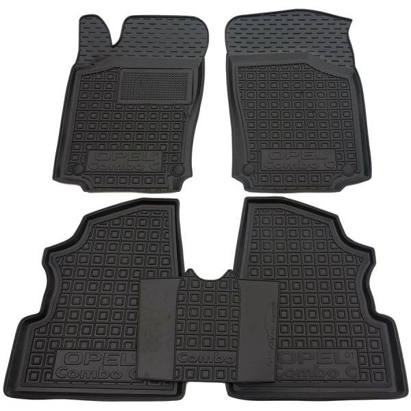 Гумові килимки в салон Opel Combo C 2001-, фото 1