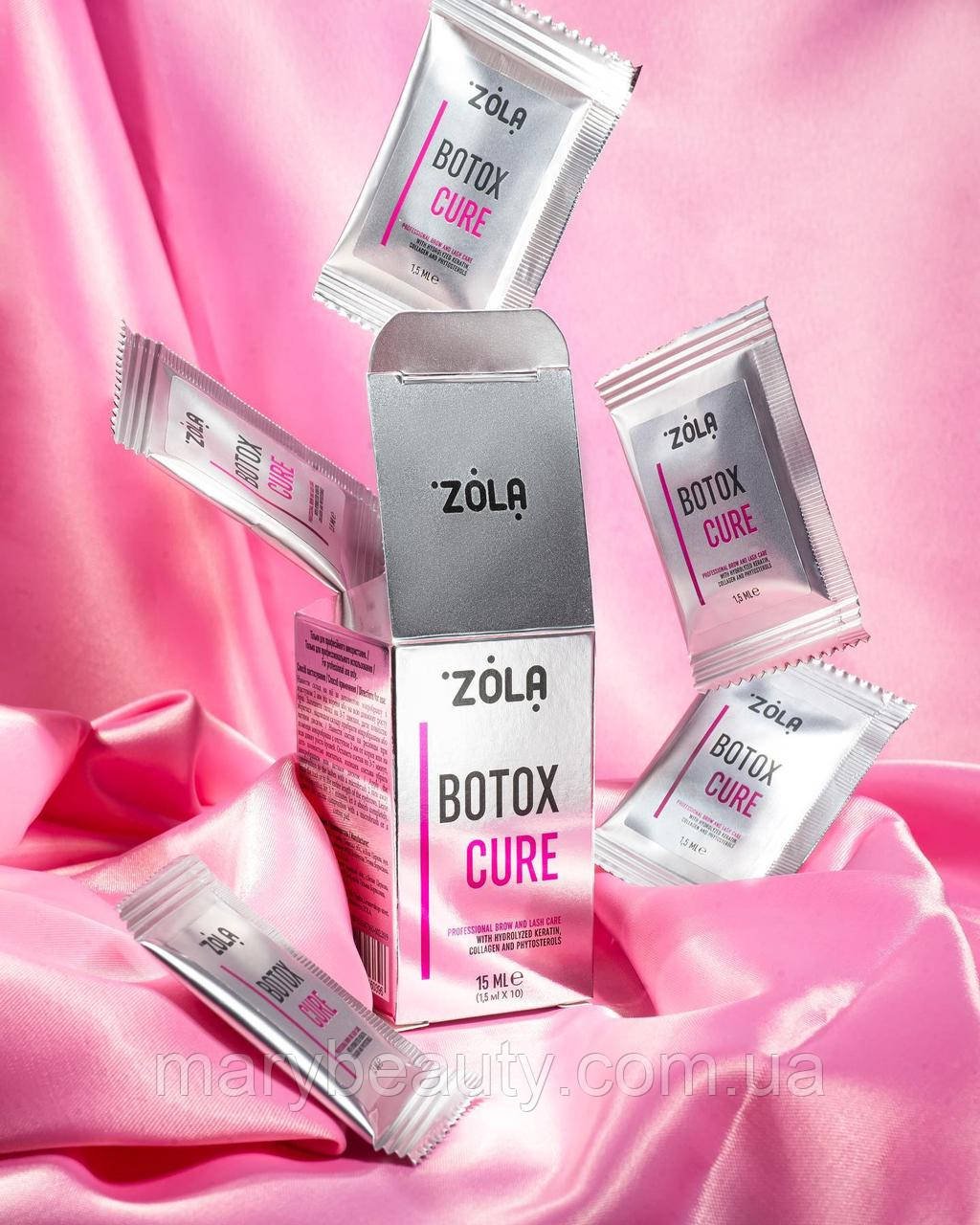 Ботокс для брів та вій ZOLA Professional brow & lash cure саше 1,5мл, фото 1