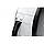 Макива кругла шкіряна V`Noks Aria White чорно-біла 37 см x 37 см x 13.5 см, фото 4