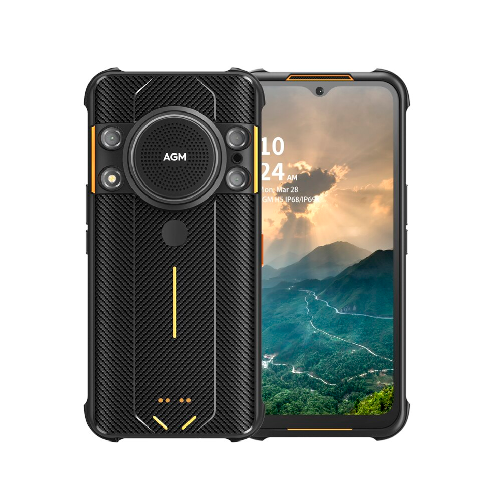 AGM H5 4/64Gb Black Night Vision Мобильный Телефон с NFC Сенсорный ...