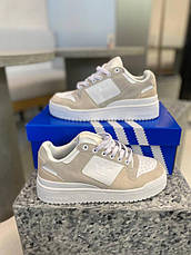 Жіночі кросівки Adidas Forum Bold White Beige ALL09124, фото 3