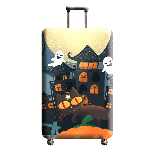 Чохол для дорожньої валізи на валізу захисний 18-21" S, Гелловін, фото 1