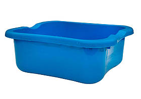 Таз пластиковий харчовий 6 літрів квадратний блакитний 29*25*11 см (ПолімерАгро)