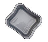 Таз пластиковий харчовий 6 літрів квадратний металік 29*25*11 см (ПолімерАгро), фото 2
