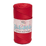 Шнур поліефірний Matte Macrame 3 mm, колір Алий, фото 2