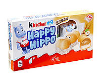 Печенье с молочной и ореховой начинкой Kinder Happy Hippo Haselnuss, 103,5 г (8000500311486)