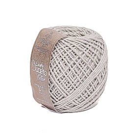 Еко шнур Lady Bugeto Cotton, колір Снігово-сірий