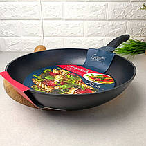 Велика сковорода 28 см з антипригарним покриттям Ardesto Gemini Gourmet, фото 5