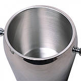 Відро для льоду з кришкою та двома ручками 2 л Kamille KM-4356, фото 3