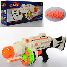 Бластер,кулемет Limo Toy з м'якими кулями 7002, фото 2