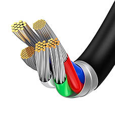 Кабель для зарядки телефона/ смартфона Baseus Superior USB - Type-C 6 А 1 м Чорний (CATYS-01), фото 6