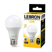 Лампа LED Lebron L-A60 E27 10W 4100K (11-11-28)