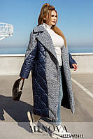 Куртка женская зимняя комбинированная букле -плащевка размеры 46-48,50-52,54-56,58-60,62-64,66-68,