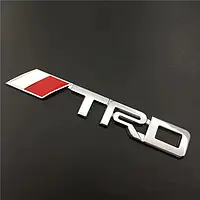 Эмблема TRD на крышку багажника (хром) 144х22 мм., Toyota