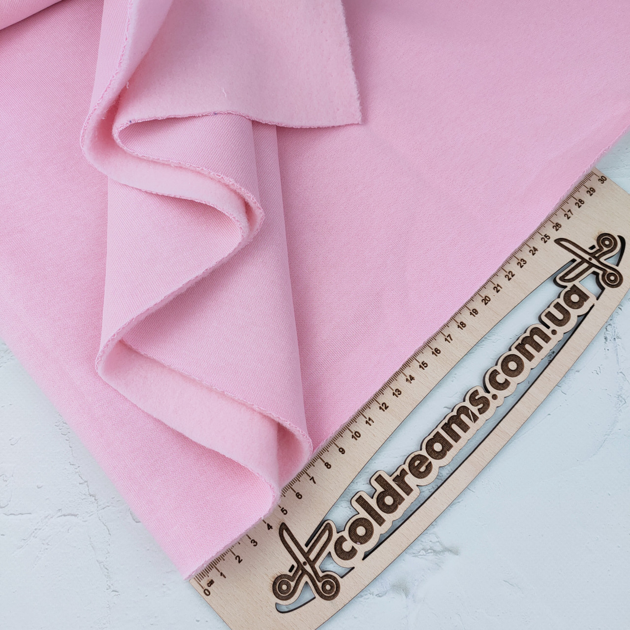 Тринитка з НАЧІСОМ ніжно Рожева, щільність 340 г/м2