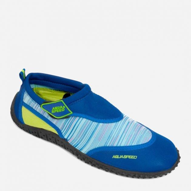 Аквашузи Aqua Speed AQUA SHOE MODEL 2C 6580 синій, блакитний, жовтий 32 розмір 673-2C 32