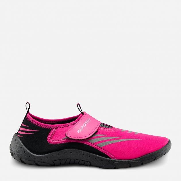 Аквашузи Aqua Speed AQUA SHOE MODEL 27C 7620 рожевий, сірий, чорний 36 розмір 642-27C 36