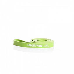 Гума для підтягування LivePro SUPER BAND Light зелений Уни 2080x22x4.5мм(11-29кг) LP8410-L