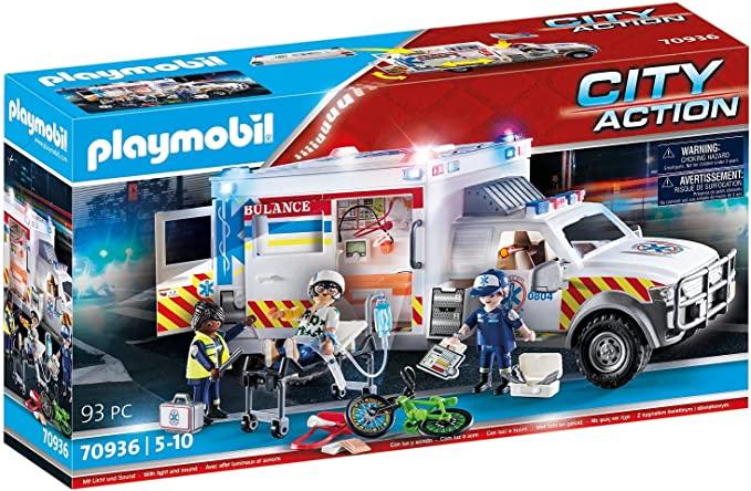 Уцінка Плеймобіл карета швидкої допомоги Playmobil City Life 70936 Ambulance Rescue Vehicle