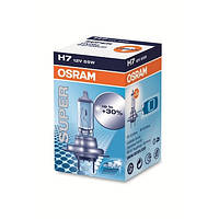 Автомобильная лампа Osram Super+30% H7 12V 55W цоколь PX26d галоген