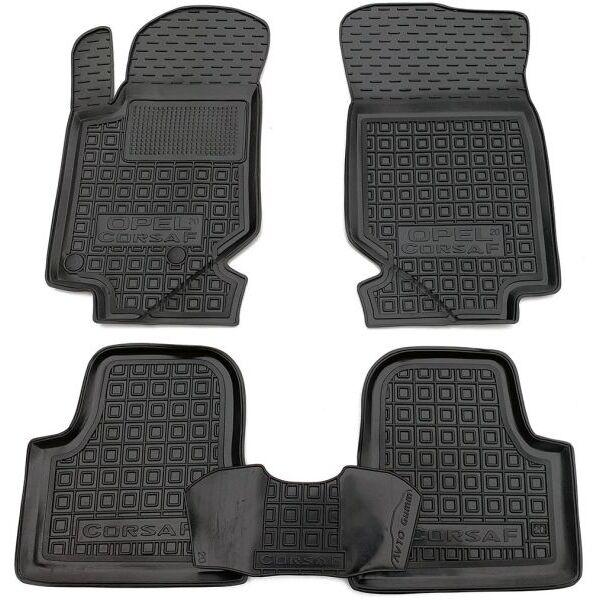 Гумові килимки в салон Opel Corsa F 2020-, фото 1