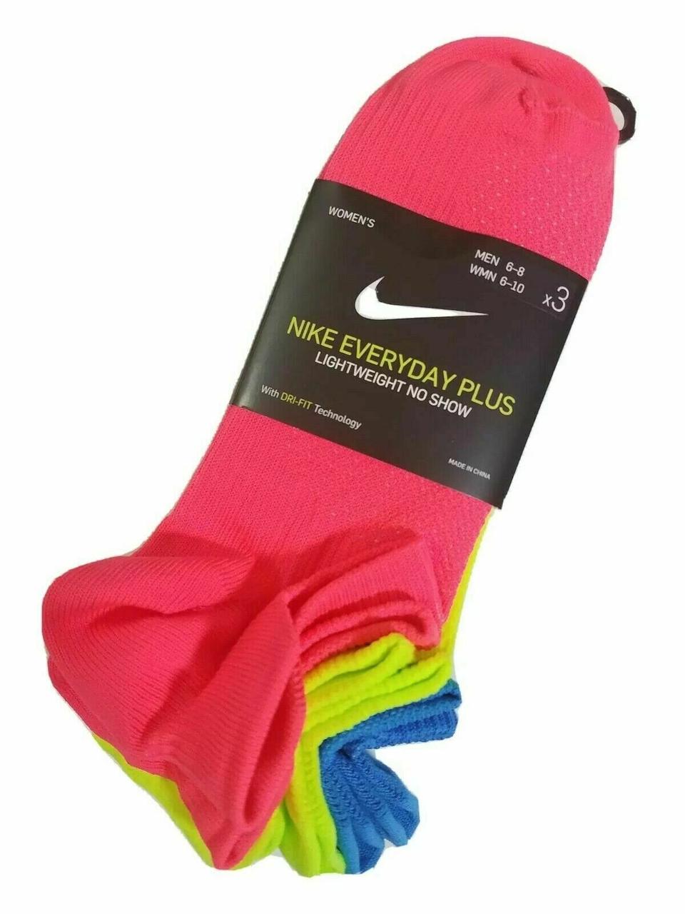 Nike Everyday Plus Lightweight No Show 3 pack 34 38 blue