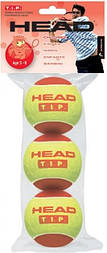 М'ячі для великого тенісу HEAD TIP 3 шт. Жовті (578-213)