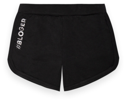 Шорти дитячі для дівчинки GABBI SH-22-9\1 Big bloger Чорний на зріст 122 (13197)