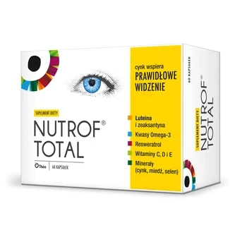 Nutrof Total (Нутроф форте) 60 шт.- вітаміни для очей/ Виробник Thea - Польща.