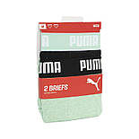 Труси-боксери Puma Basic Trunk 2-pack black/light M black/light green 521025001-005, фото 6