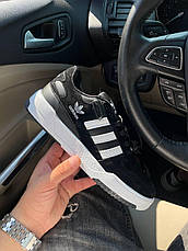 Чоловічі кросівки Adidas New Forum Black White ALL09213, фото 6