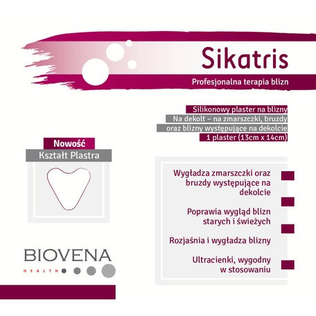 Силиконовый пластырь Сикатрис (Sikatris) против рубцов и шрамов 13см x 14см 1шт. - фото 1 - id-p1703589488