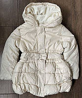 1, Тепла перламутрова куртка утеплена флісом на дівчинку Crazy8 Розмір 5-6 років