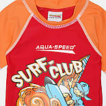 Футболка для плавання Aqua Speed SURF-CLUB T-SHIRT 2027 383-31 116 см Червоний/Помаранчевий (5908217620279), фото 3
