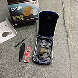 Слуховий апарат внутрішньовушний Axon K-80  / посилювач звуку  компактний та легкий 59012-E, фото 3